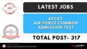 Read more about the article AFCAT 01/2022 Online Application Form