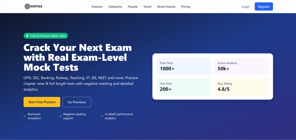 Examsz.in | Examsz - Your Exam Success Partner