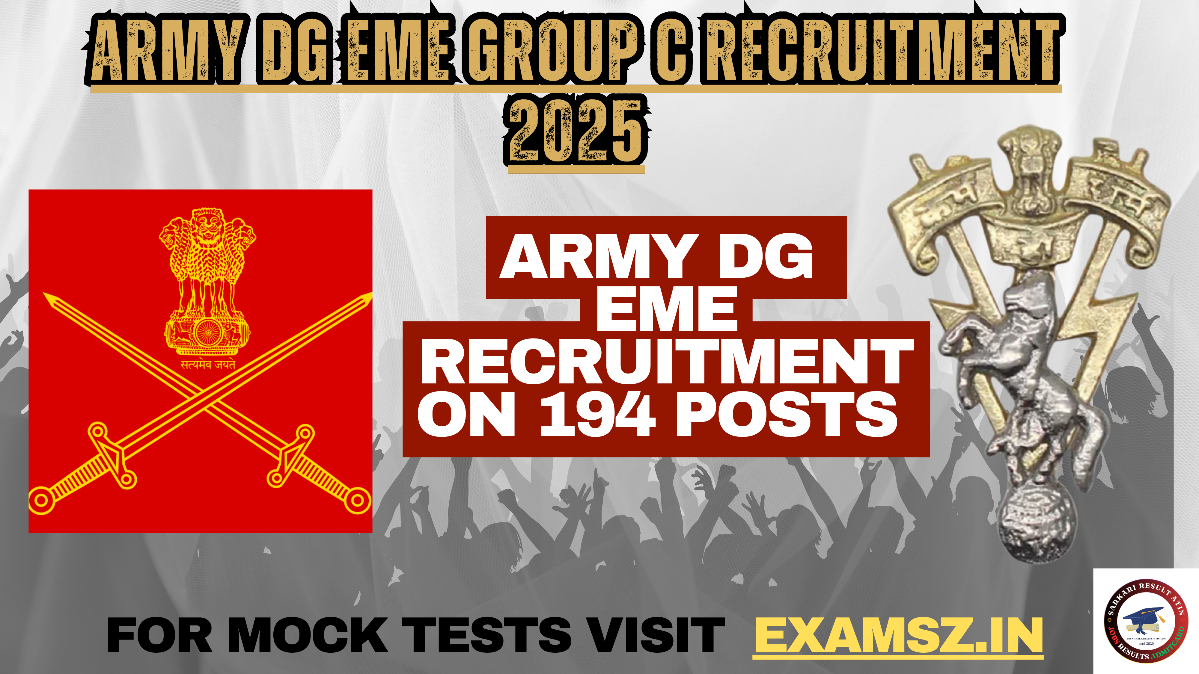 Read more about the article Indian Army DG EME Group C Recruitment 2025