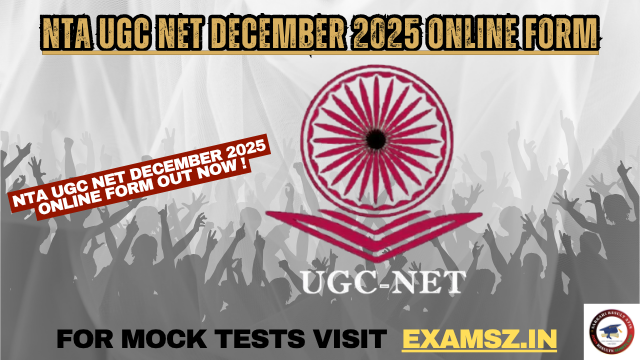 Read more about the article NTA UGC NET December 2025 Online Form