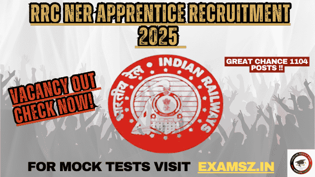 You are currently viewing RRC NER Apprentice Recruitment 2025 For – 1104 Post