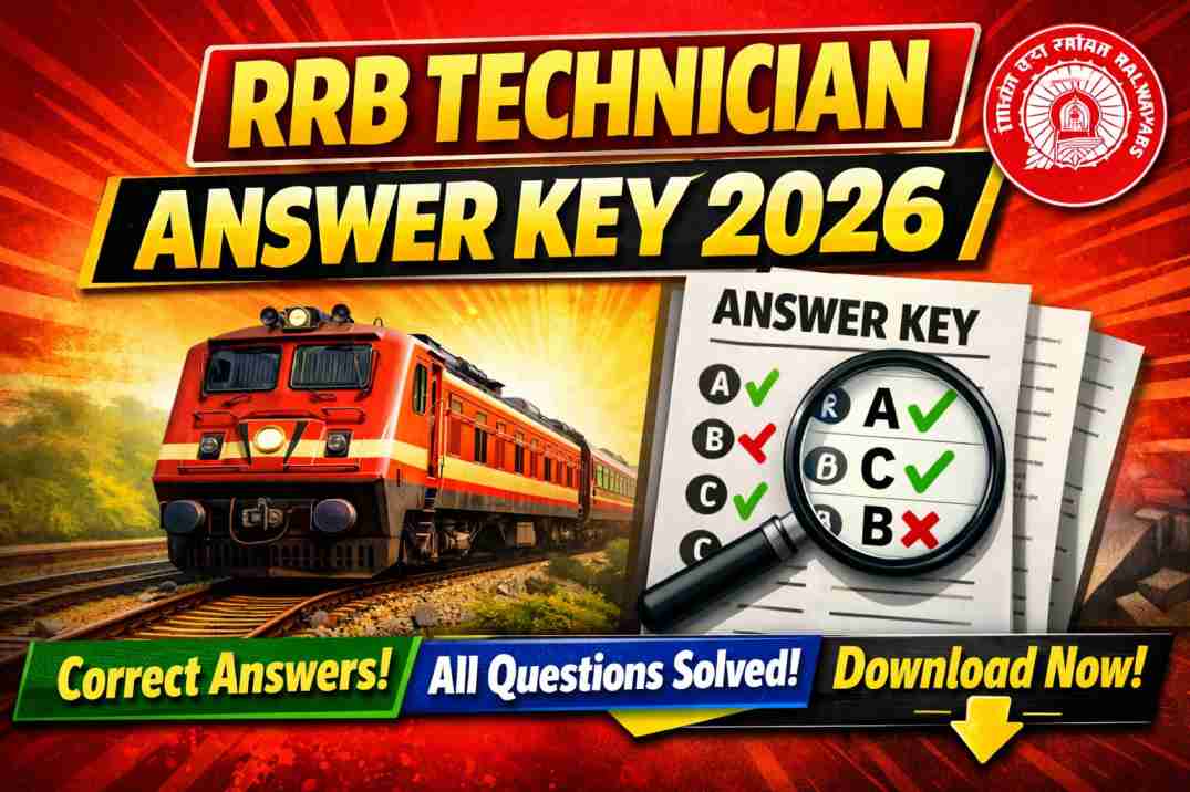 RRB Technician Answer Key 2026