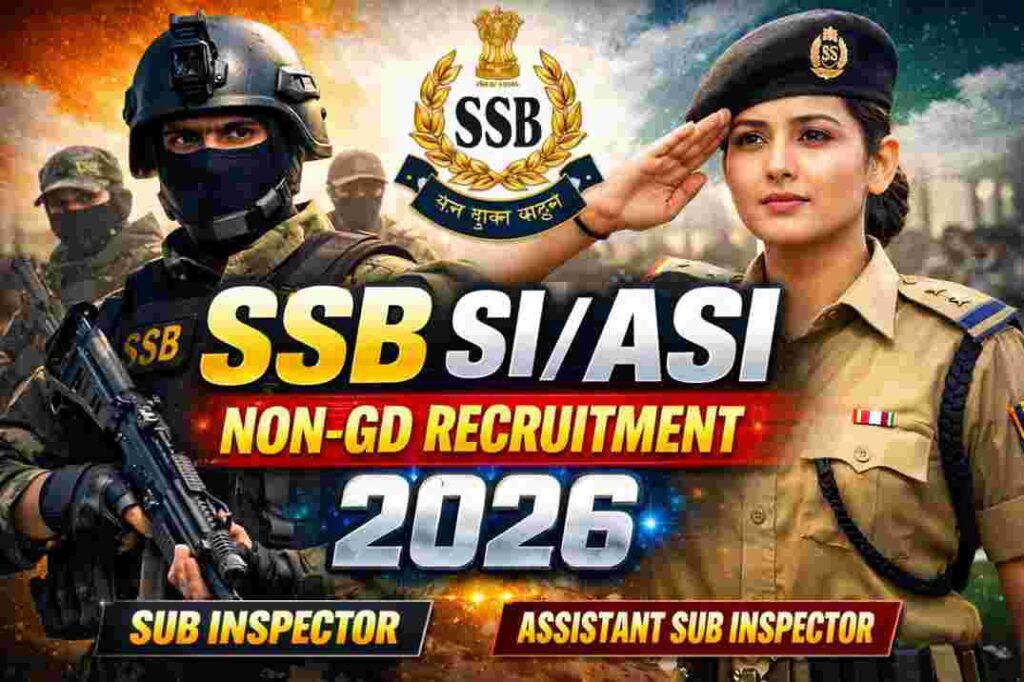 SSB SI / ASI Non-GD Recruitment 2026