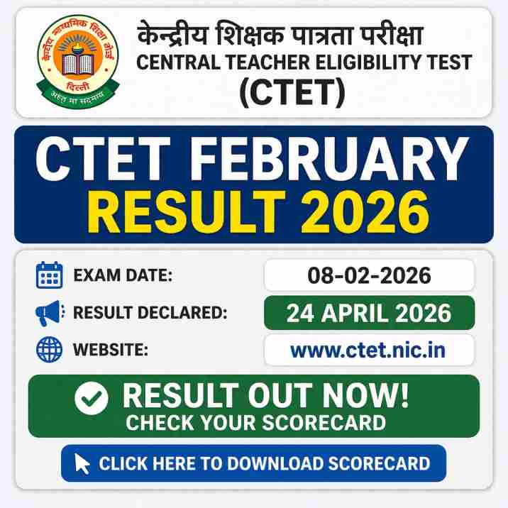 CTET February Result 2026
