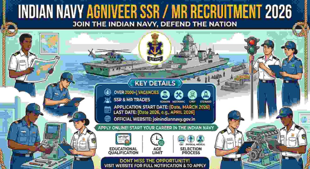 Indian Navy Agniveer SSR / MR Recruitment 2026