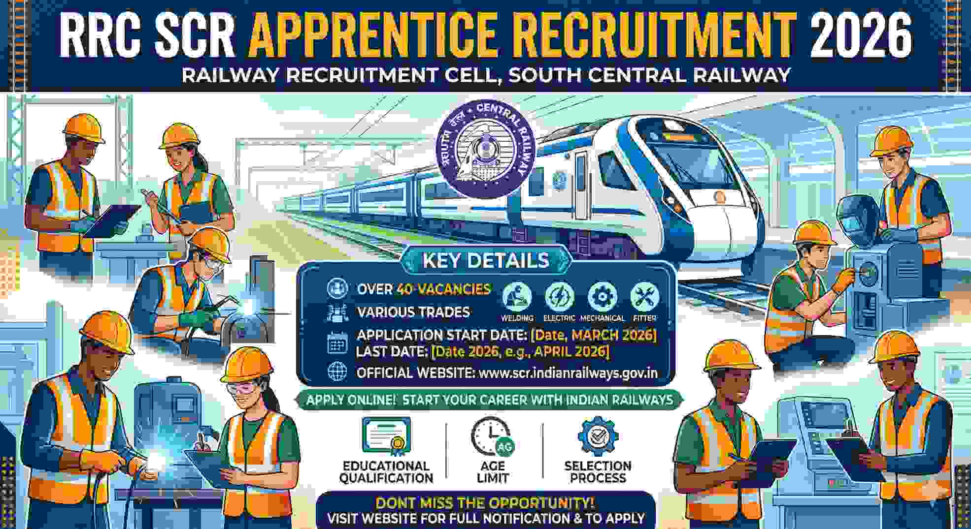 RRC SCR Apprentice Recruitment 2026