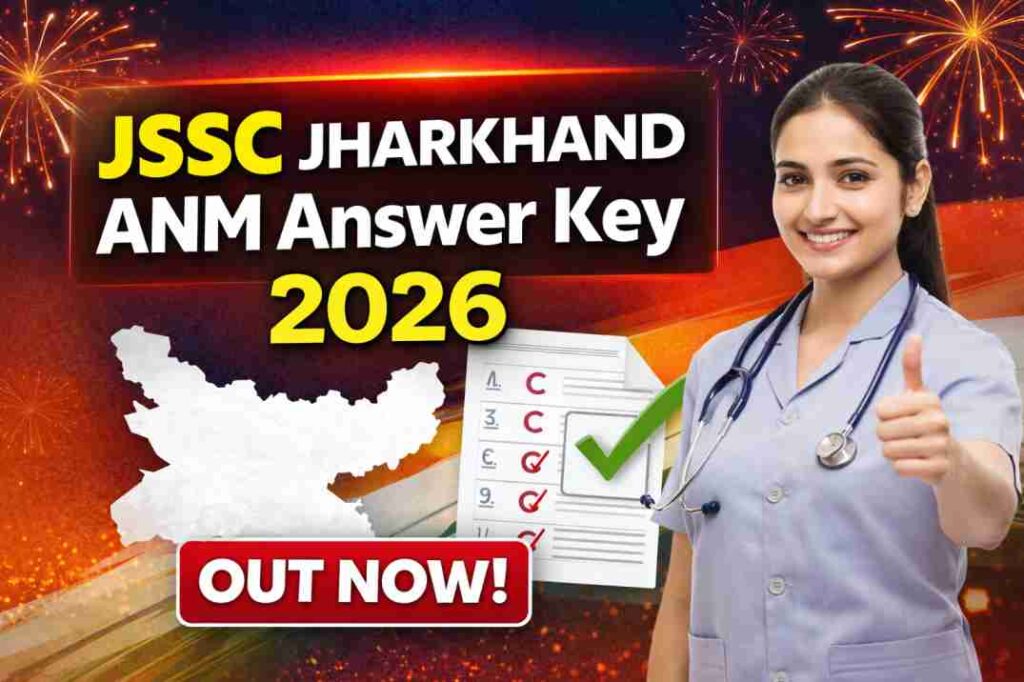 JSSC Jharkhand ANM Answer Key 2026