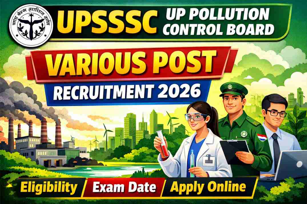 UPSSSC UP Pollution Control Board Various Post Recruitment 2026