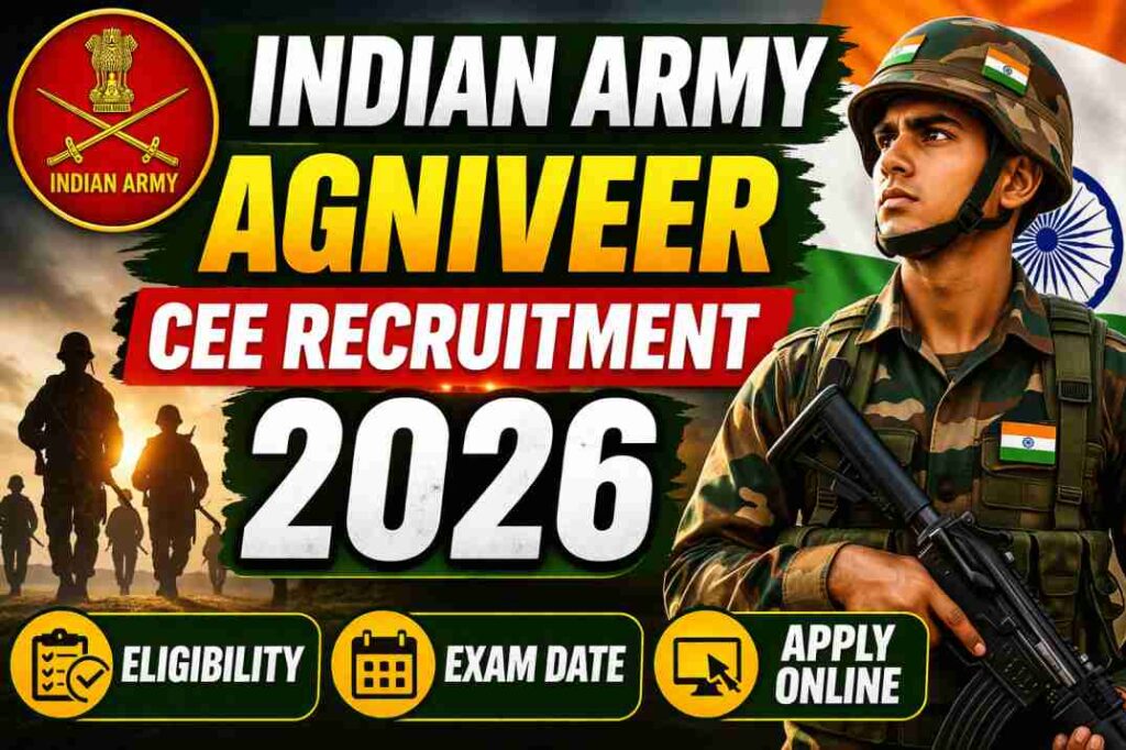 Indian Army Agniveer CEE Recruitment 2026