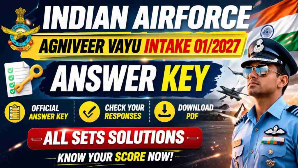 Indian Airforce Agniveer Vayu Intake Examination 2026