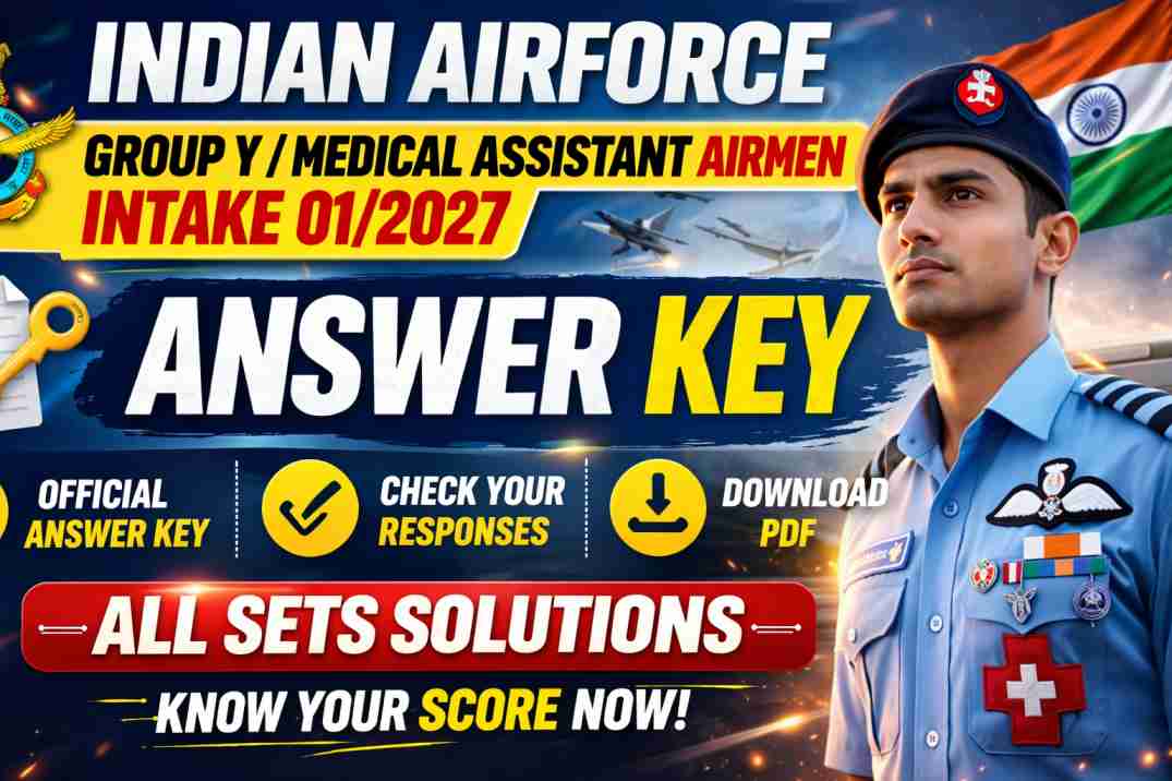 Airforce Group Y/ Medical Assistant Airmen Intake 01/2027 Answer Key